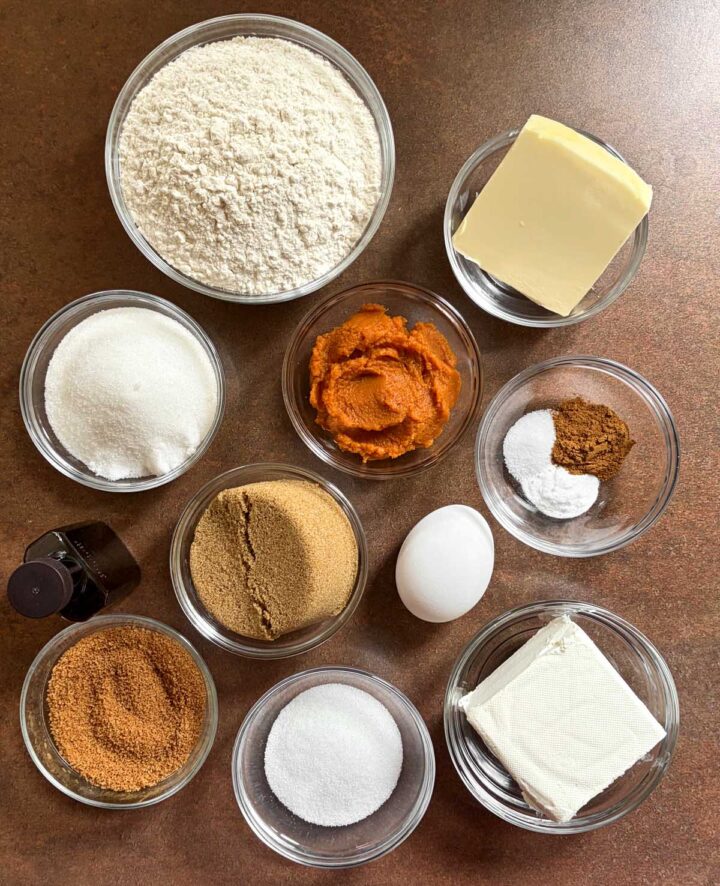 pumpkin cheesecake cookies ingredients