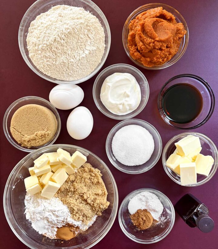 pumpkin coffee cake ingredients