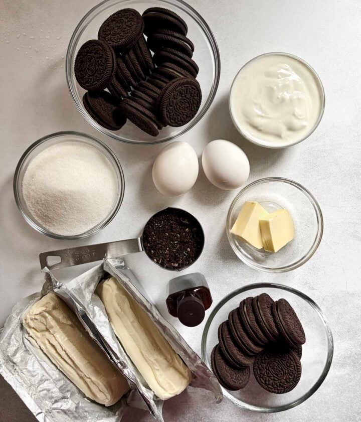 oreo cheesecake ingredients