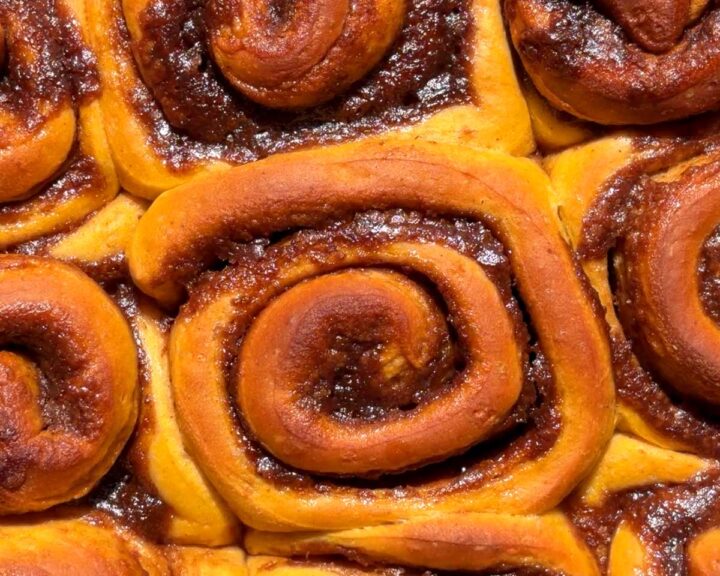 Bake until golden and the dough reaches an internal temperature of about 90 degrees F.