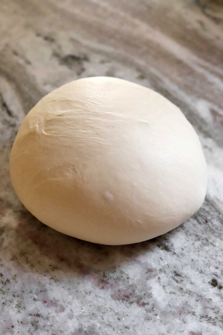 ball of dough for homemade sandwich bread