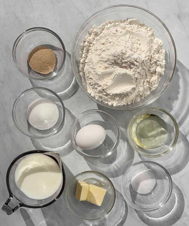homemade dinner rolls ingredients