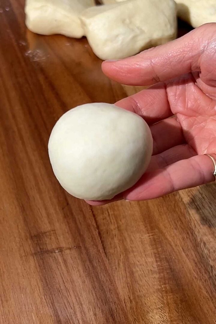 The tops should be smooth without tearing.